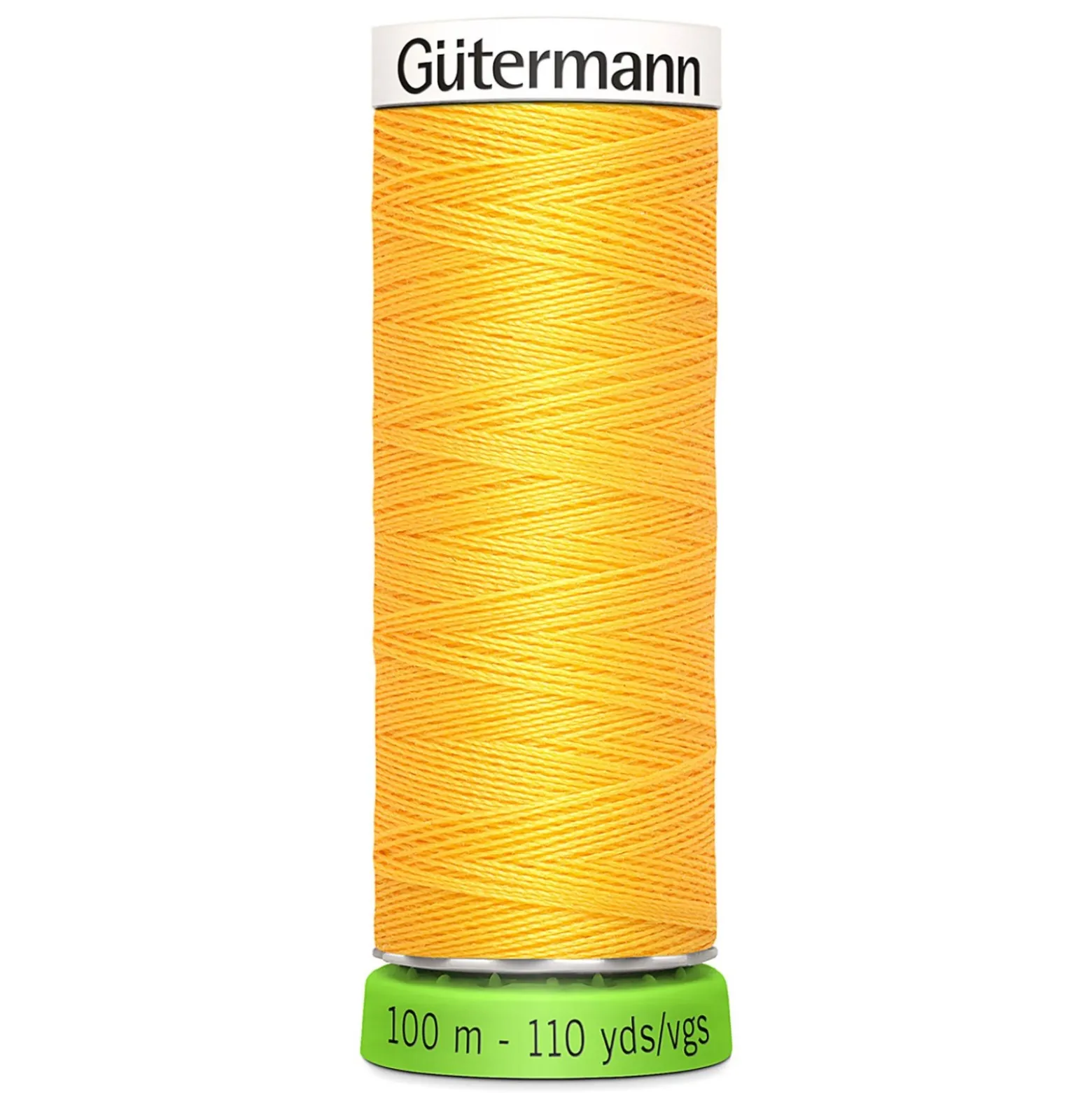 Fil à Coudre Polyester Recyclé 100m - Jaune 417