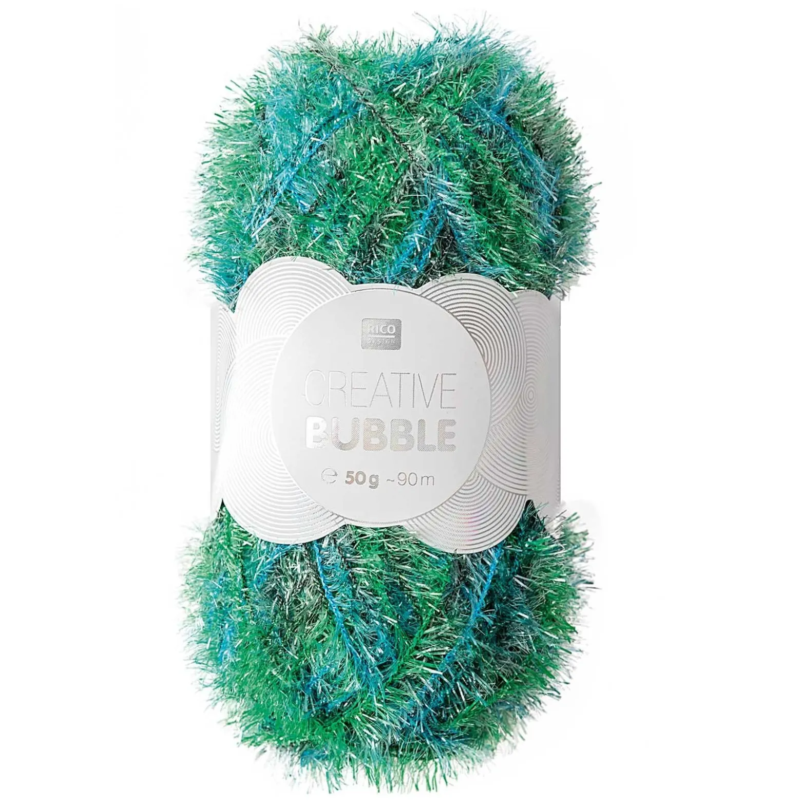 Fil à Crocheter pour Éponge Creative Bubble - Vert Mix