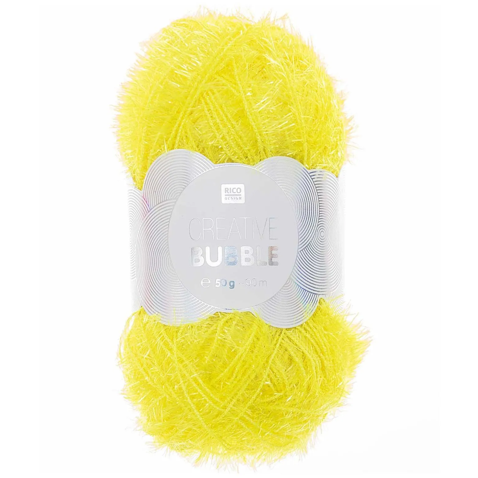 Fil à Crocheter pour Éponge Creative Bubble - Jaune Fluo