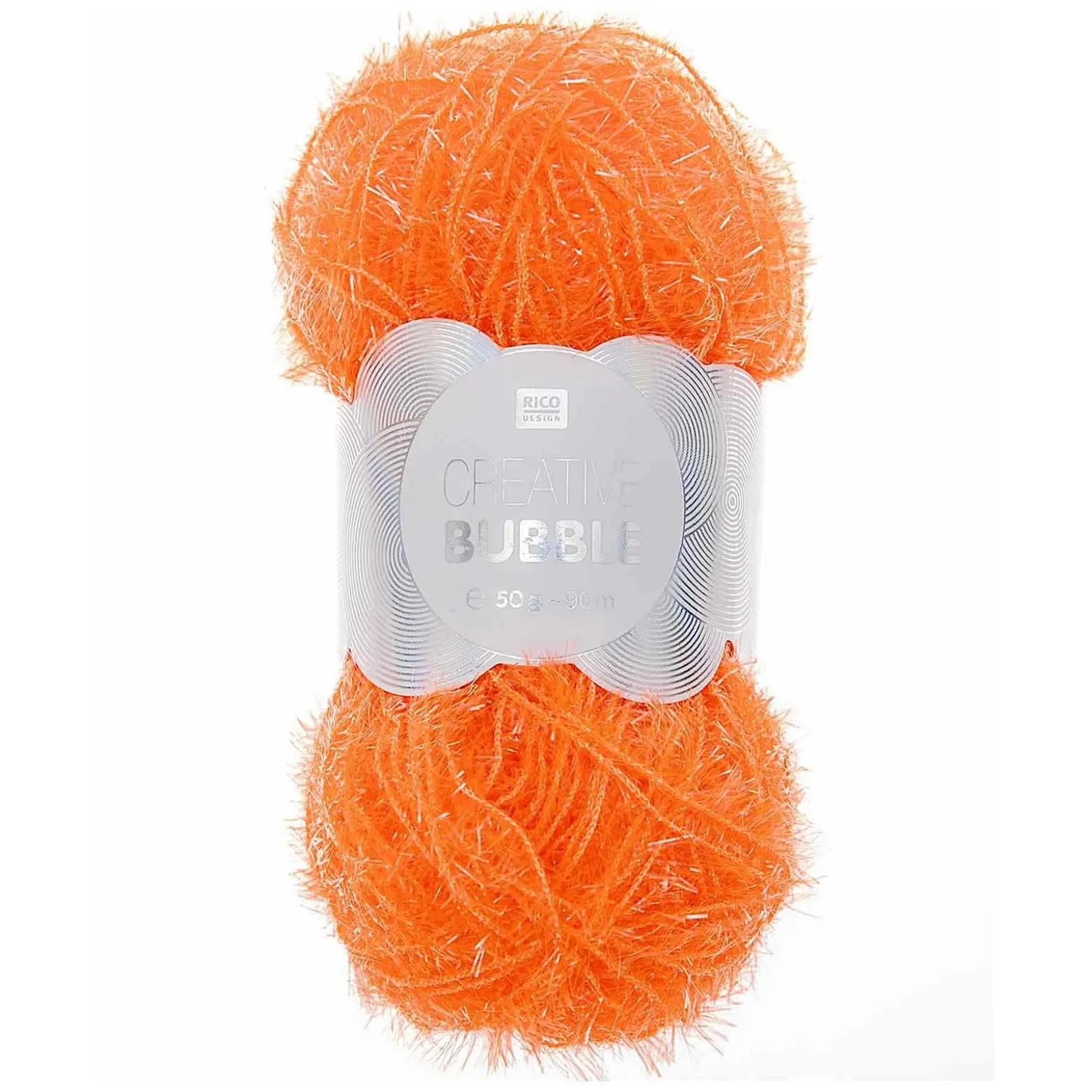 Fil à Crocheter pour Éponge Creative Bubble - Orange Fluo