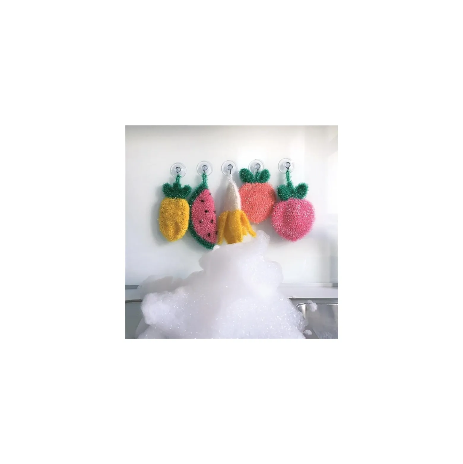 Fil à Crocheter pour Éponge Creative Bubble - Vert