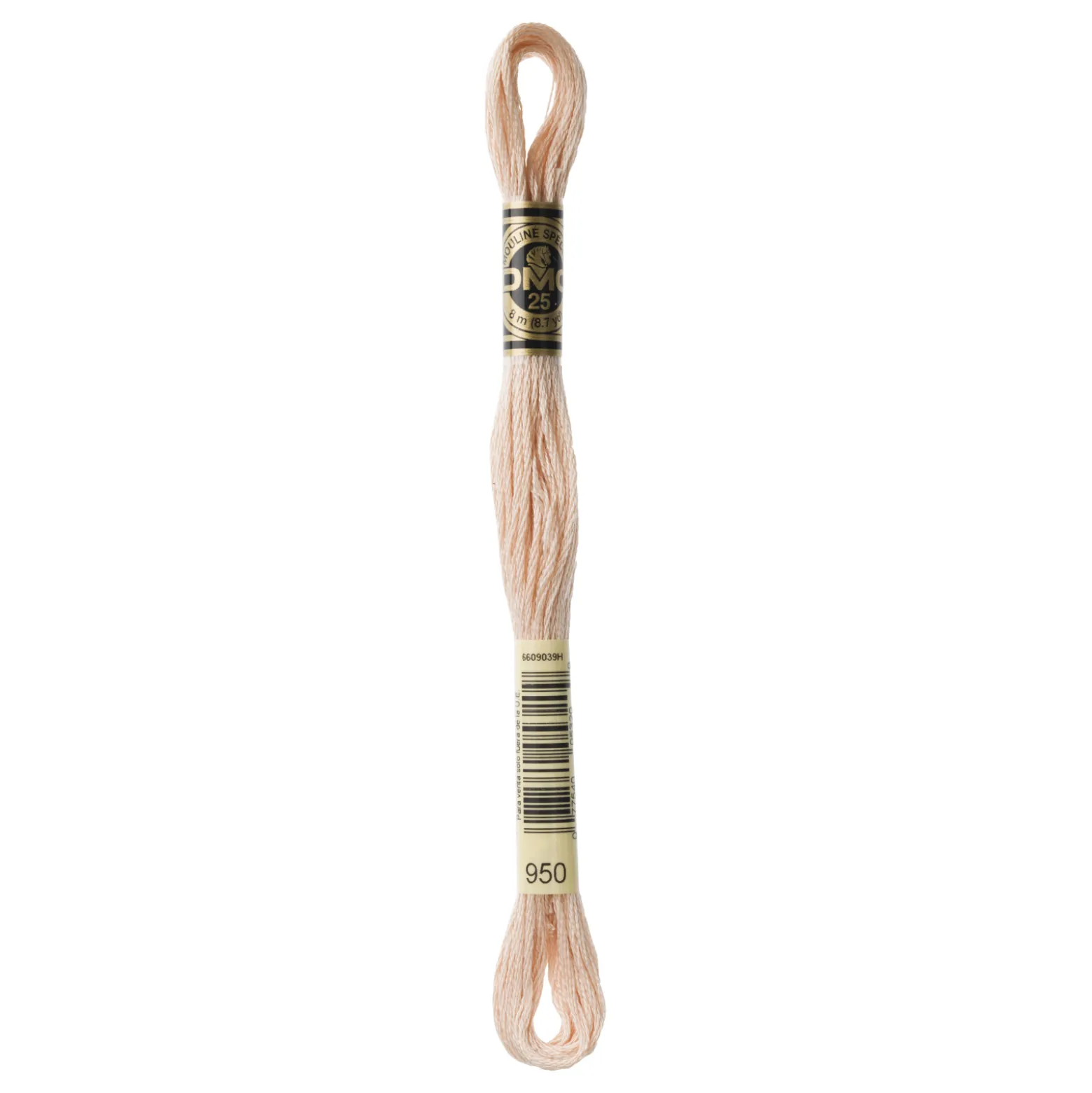Fil mouliné à broder DMC - 8m - 950 - beige