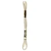 Fil mouliné à broder DMC - 8m - 3866 - blanc d'ail