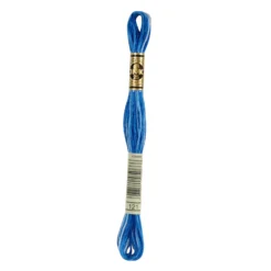 Fil mouliné à broder DMC - 8m - 121 - bleu cyclades ombré