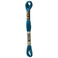 Fil mouliné à broder DMC - 8m - 3760 - bleu fjord