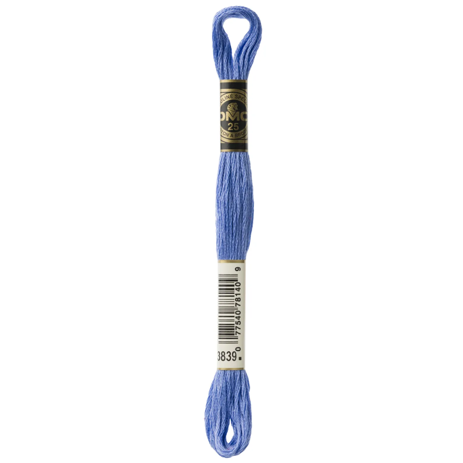Fil mouliné à broder DMC - 8m - 3839 - bleu méditerranée