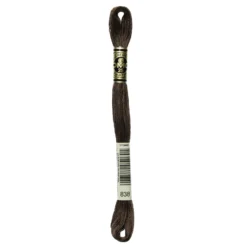 Fil mouliné à broder DMC - 8m - 838 - bois foncé