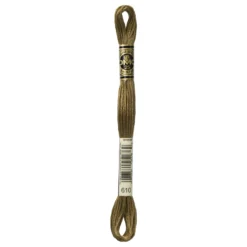 Fil mouliné à broder DMC - 8m - 610 - brun castor
