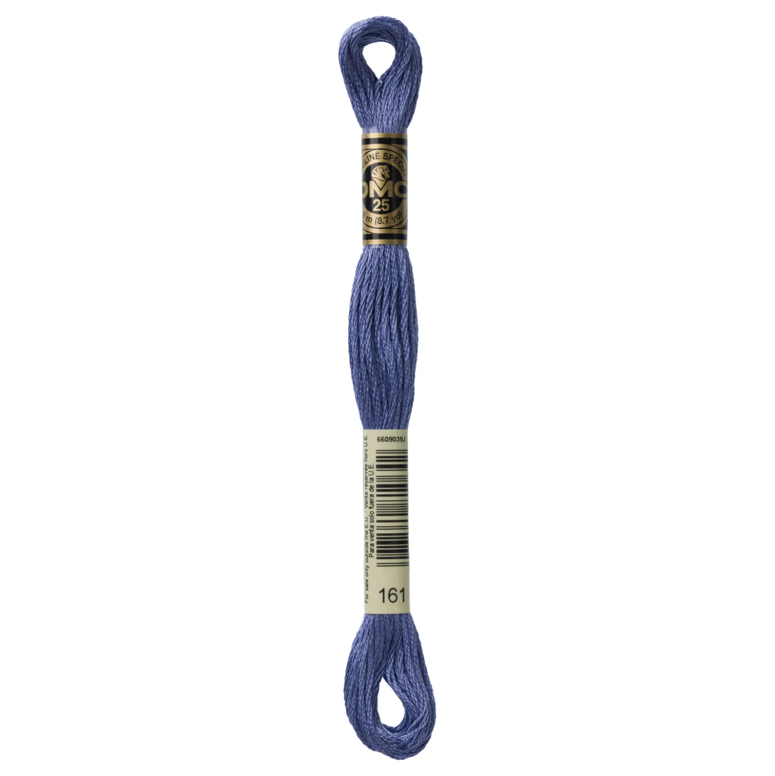 Fil mouliné à broder DMC - 8m - 161 - cendre bleue