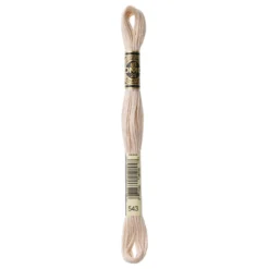 Fil mouliné à broder DMC - 8m - 543 - coquillage