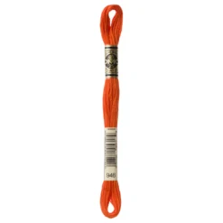 Fil mouliné à broder DMC - 8m - 946 - feu