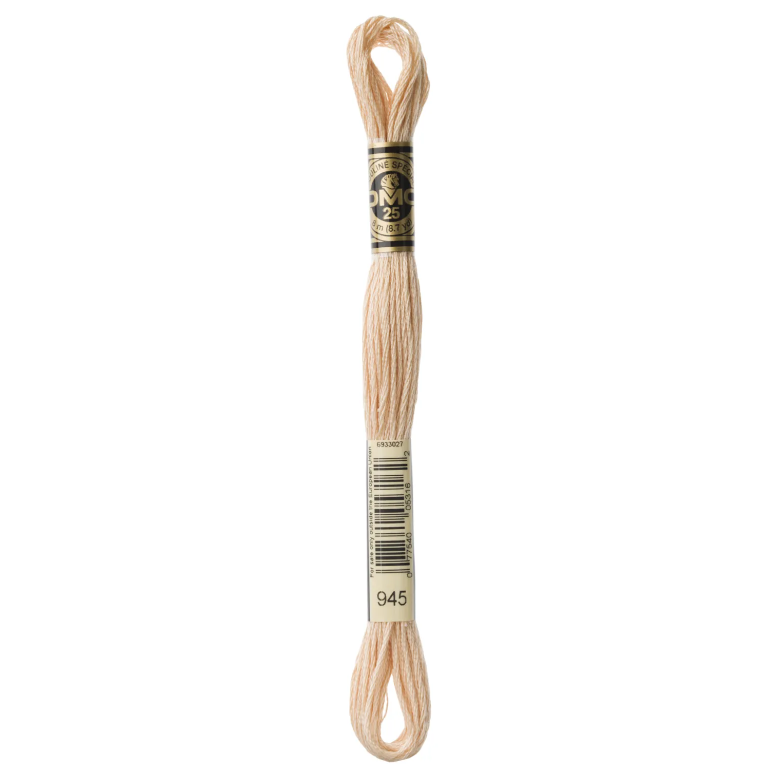 Fil mouliné à broder DMC - 8m - 945 - fond de teint