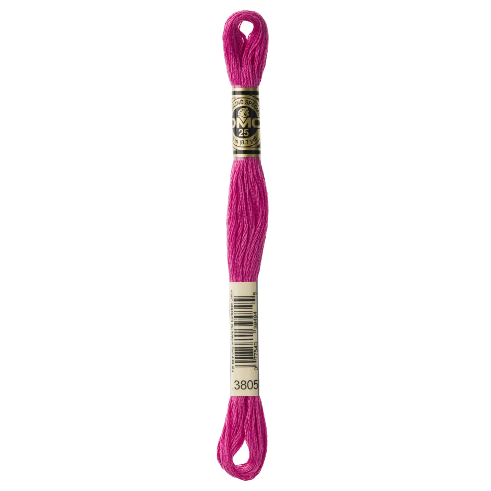 Fil mouliné à broder DMC - 8m - 3805 - fuschia