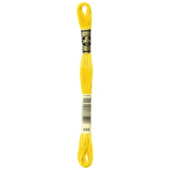 Fil mouliné à broder DMC - 8m - 444 - jaune vif