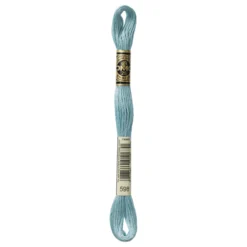 Fil mouliné à broder DMC - 8m - 598 - lagune turquoise