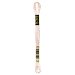 Fil mouliné à broder DMC - 8m - 819 - layette rose