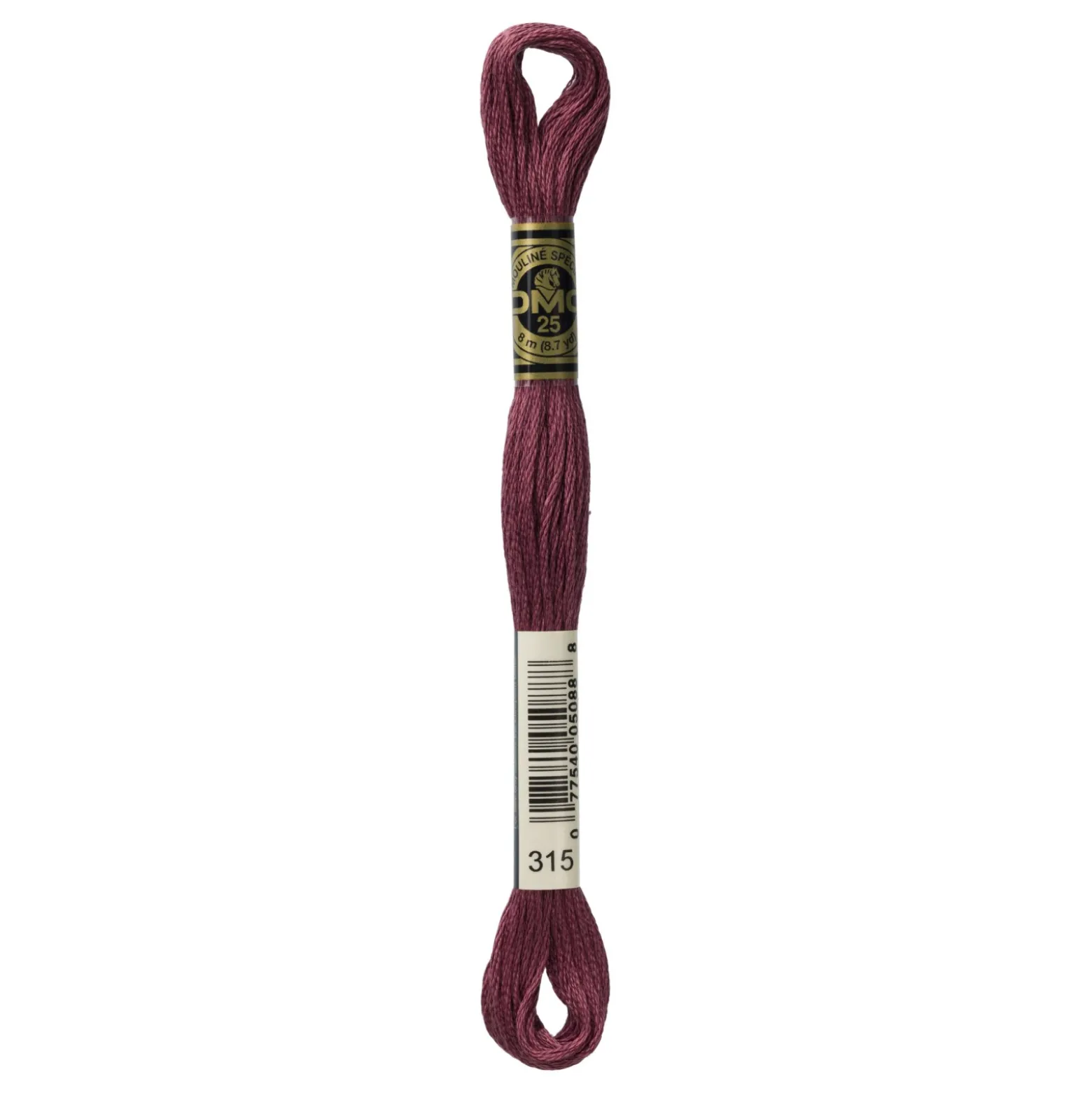 Fil mouliné à broder DMC - 8m - 315 - lilas fané