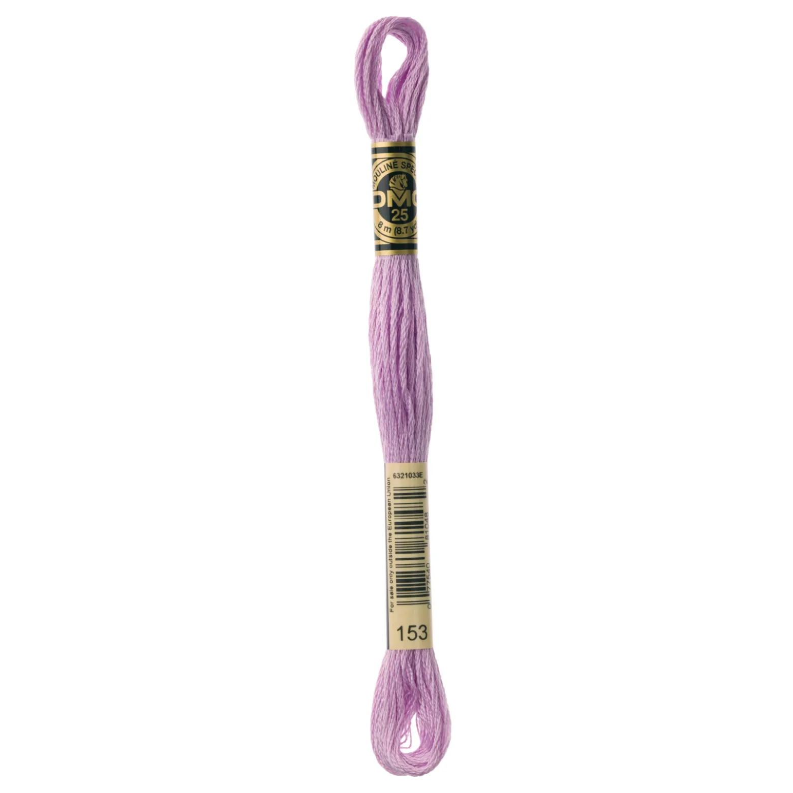 Fil mouliné à broder DMC - 8m - 153 - lilas rose