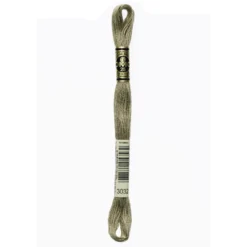 Fil mouliné à broder DMC - 8m - 3032 - lin