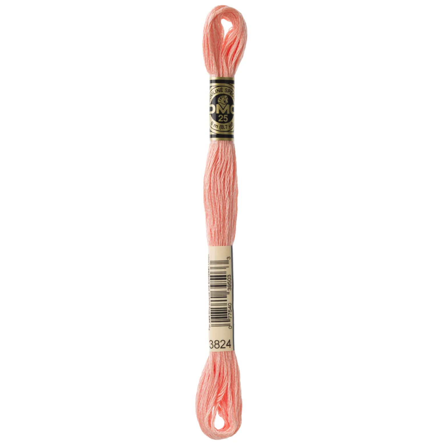 Fil mouliné à broder DMC - 8m - 3824 - melon