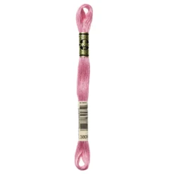 Fil mouliné à broder DMC - 8m - 3806 - oeillet de poète rose