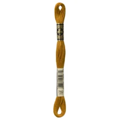 Fil mouliné à broder DMC - 8m - 782 - osier