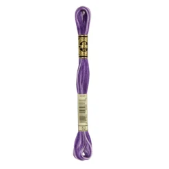 Fil mouliné à broder DMC - 8m - 52 - parfums de violette ombré