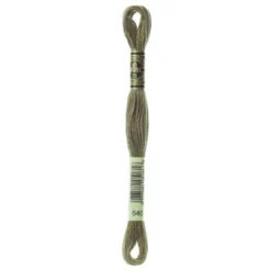 Fil mouliné à broder DMC - 8m - 640 - pavé gris