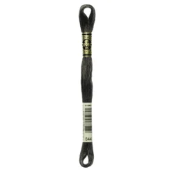 Fil mouliné à broder DMC - 8m - 844 - poivre noir