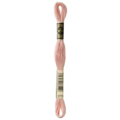Fil mouliné à broder DMC - 8m - 3779 - rose bruni