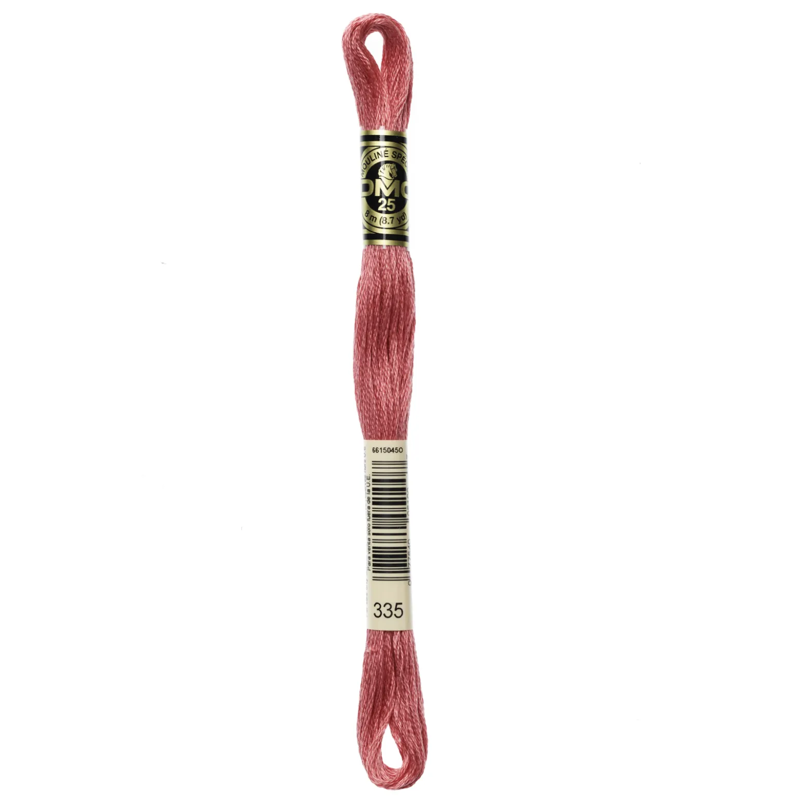Fil mouliné à broder DMC - 8m - 335 - rose foncé