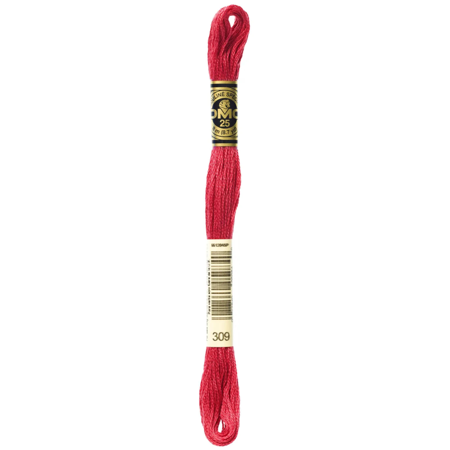 Fil mouliné à broder DMC - 8m - 309 - rose framboise ecrasée