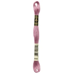 Fil mouliné à broder DMC - 8m - 3688 - rose Pompadour
