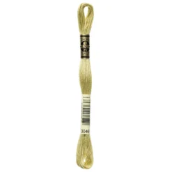 Fil mouliné à broder DMC - 8m - 3046 - seigle