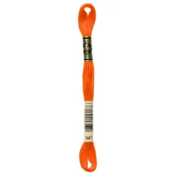 Fil mouliné à broder DMC - 8m - 947 - soleil couchant