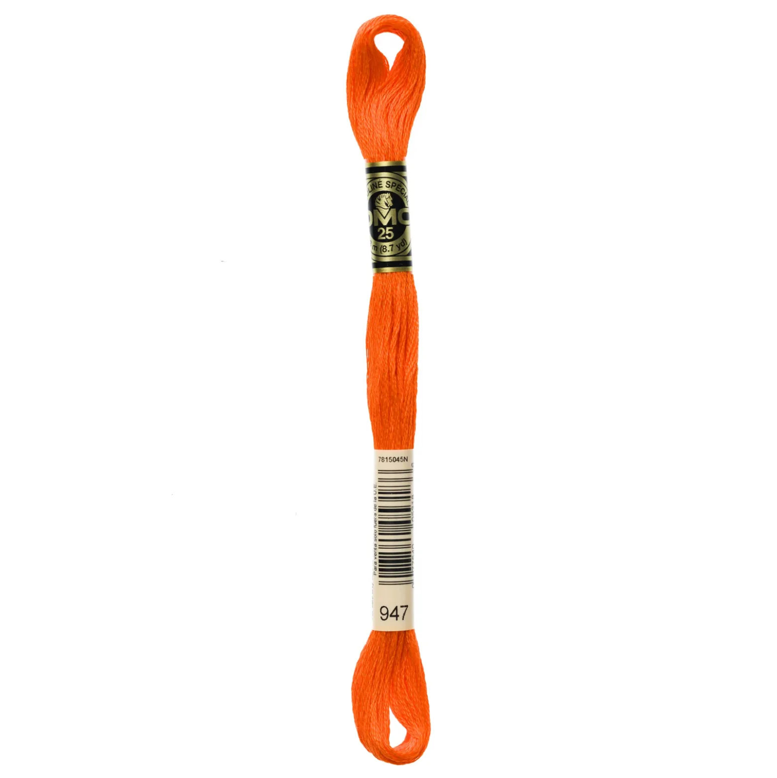 Fil mouliné à broder DMC - 8m - 947 - soleil couchant