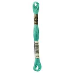 Fil mouliné à broder DMC - 8m - 959 - vert clair de Véronèse