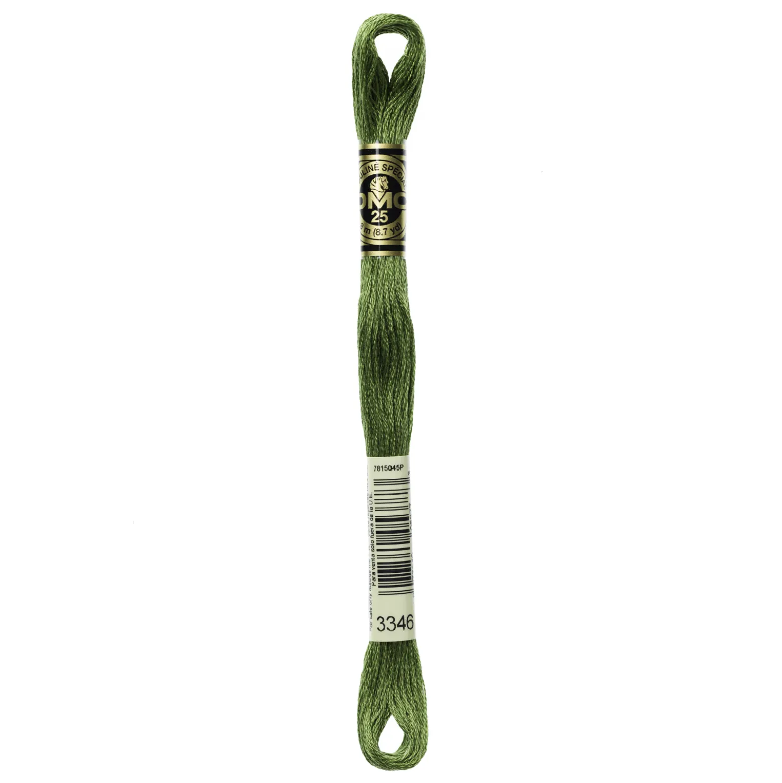 Fil mouliné à broder DMC - 8m - 3346 - vert du Tyrol