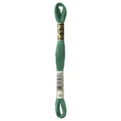 Fil mouliné à broder DMC - 8m - 163 - vert eucalyptus