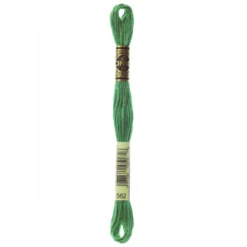 Fil mouliné à broder DMC - 8m - 562 - vert malachite