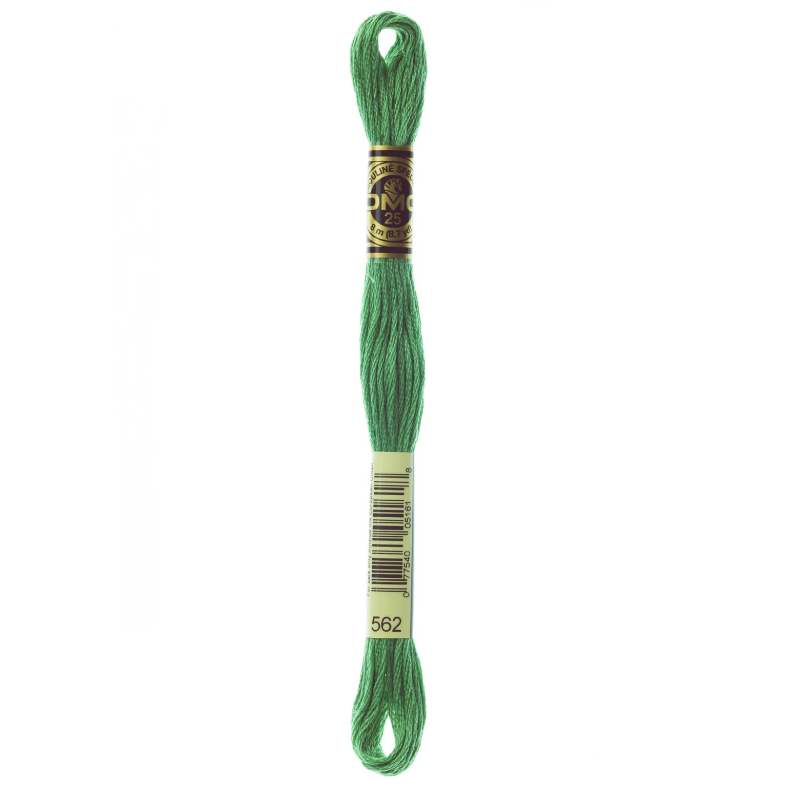 Fil mouliné à broder DMC - 8m - 562 - vert malachite