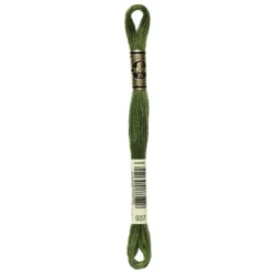 Fil mouliné à broder DMC - 8m - 937 - vert mousse