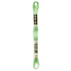 Fil mouliné à broder DMC - 8m - 955 - vert pâle