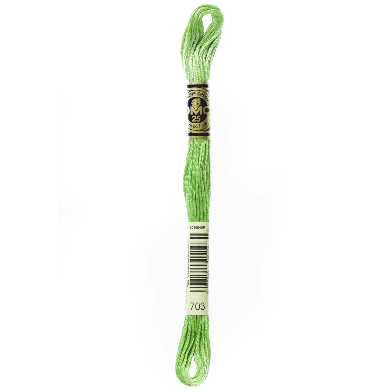 Fil mouliné à broder DMC - 8m - 703 - vert printemps