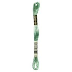 Fil mouliné à broder DMC - 8m - 966 - vert tendre