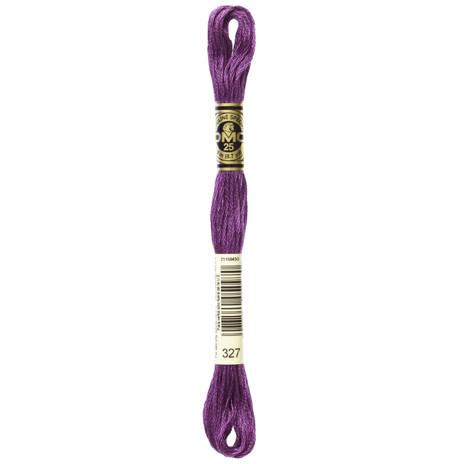 Fil mouliné à broder DMC - 8m - 327 - violet foncé