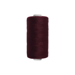 Fil polyester tous tissus - lie de vin - 500m