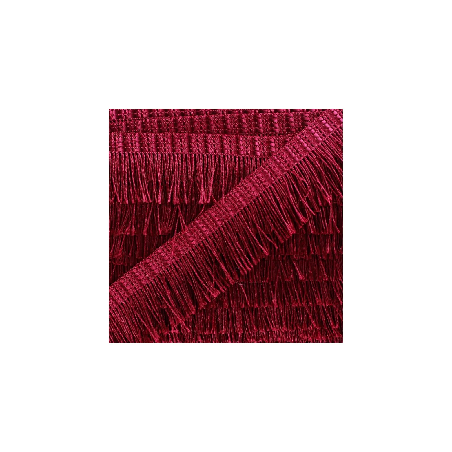 Franges Cabaret - lie de vin