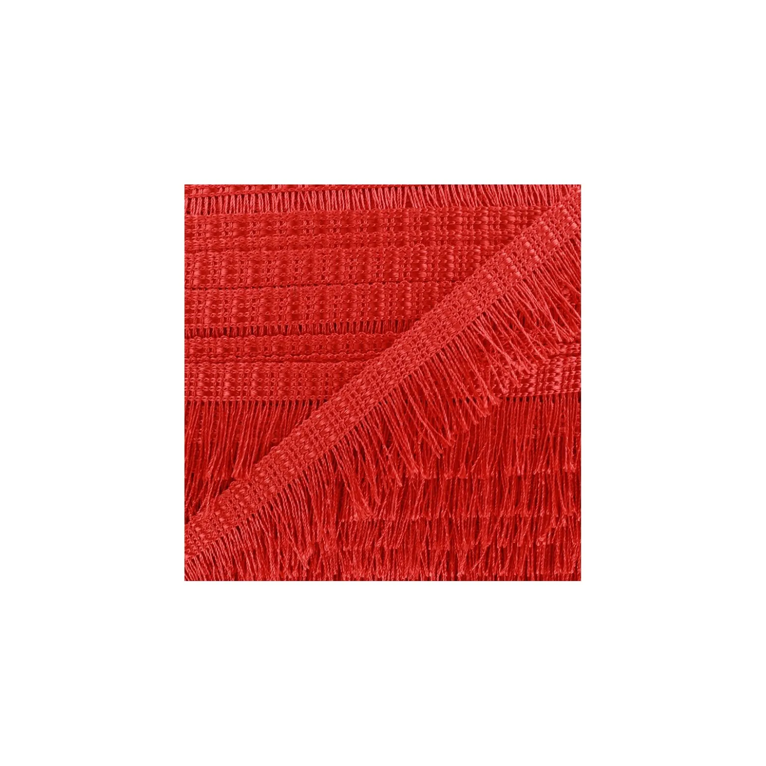 Franges Cabaret - rouge