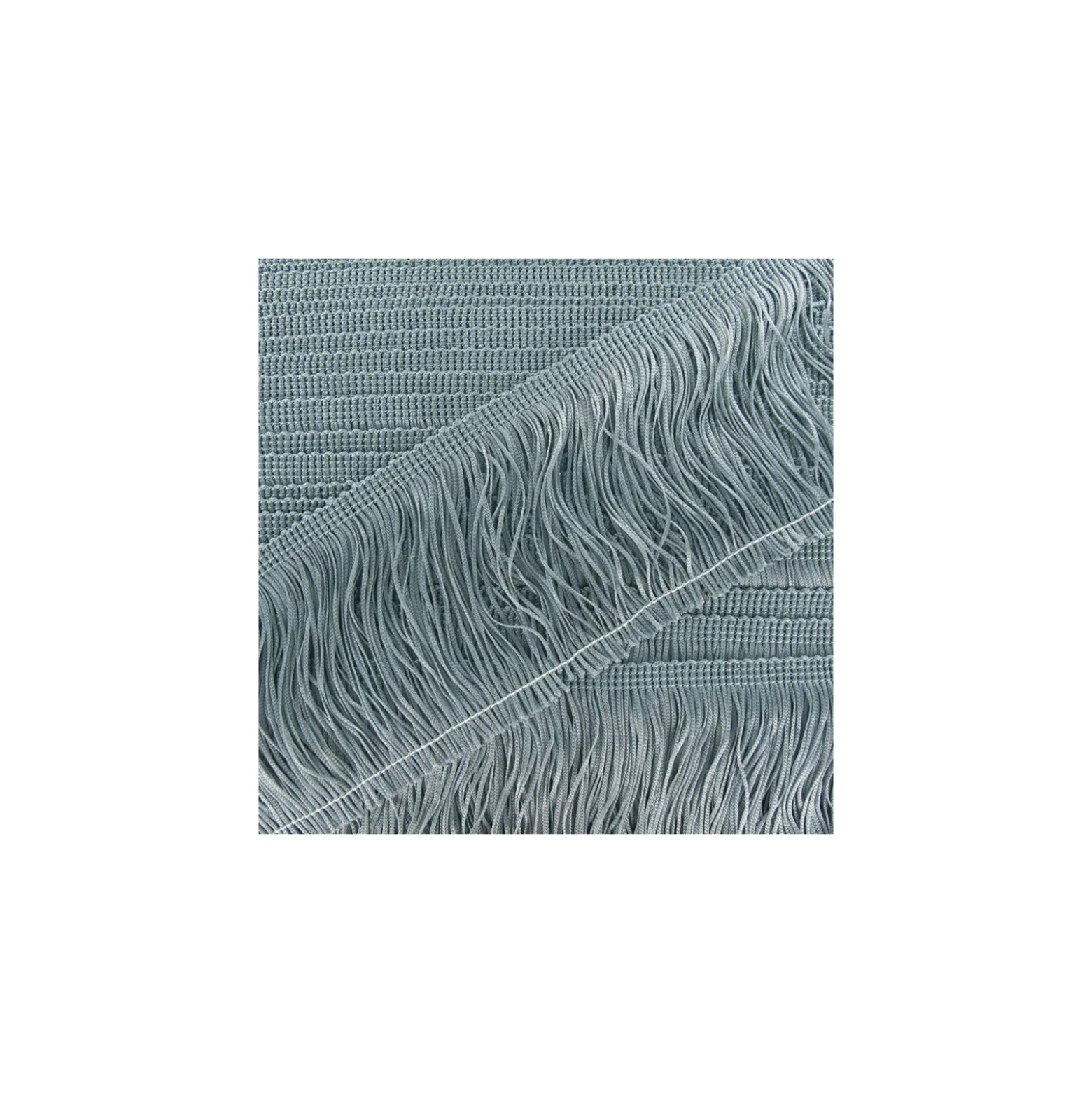 Franges Charlestonbleu-gris 10cm x 50cm